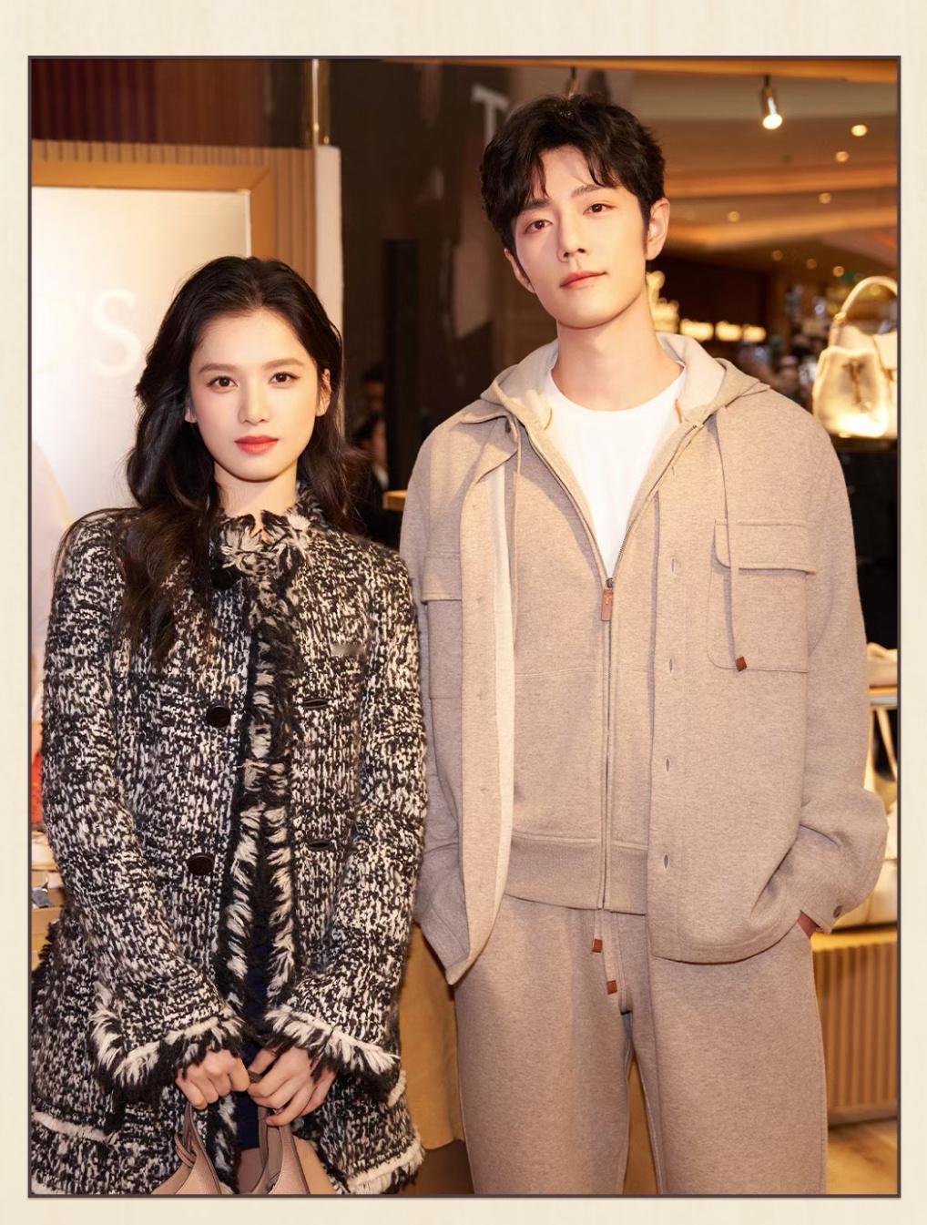 肖战张婧仪之前参加活动的合照来了，又想念荼荼奴奴了～ 