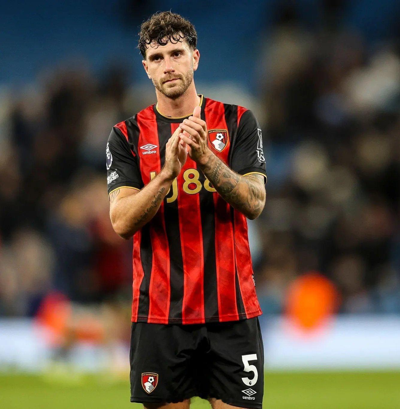 马竞有意伯恩茅斯后卫塞内西。28岁的阿根廷中卫将在明年夏天成为自由球员，计划离队