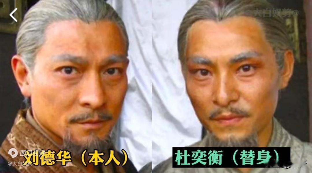看了刘德华、杨幂、赵丽颖、迪丽热巴这些明星和替身的合照，才发现替身比明星还像明星
