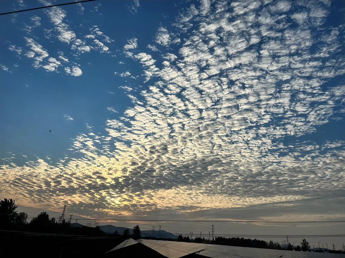 分享一张夕阳下的照片这是在去往新疆的火车上看到窗外夕阳的美景。这张照片美在夕阳的