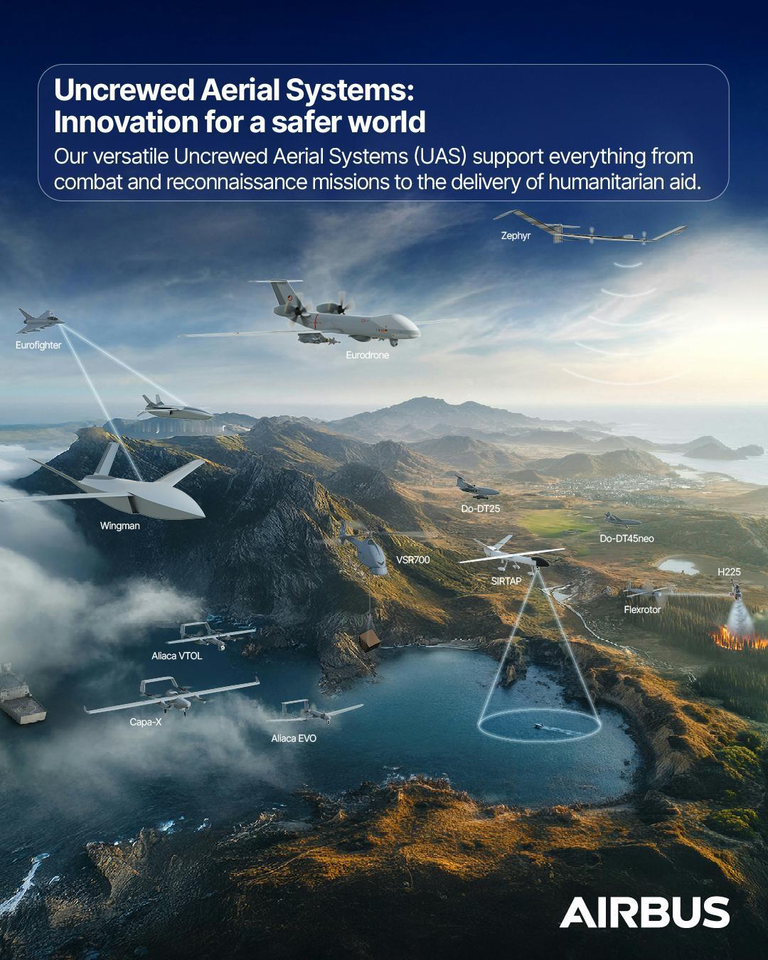 欧洲空中客车防务推出的无人航空系统（UAS）家族，Eurodrone（欧洲无人机