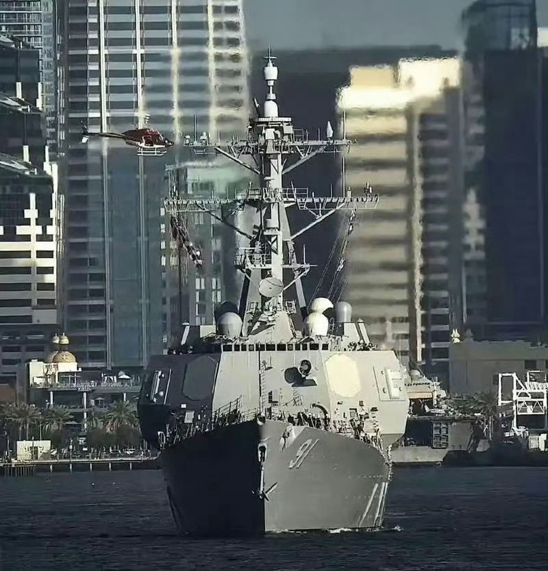 美国海军平克尼号驱逐舰疑似前往中东——AIS信号显示，2月6号，美国海军平克尼号