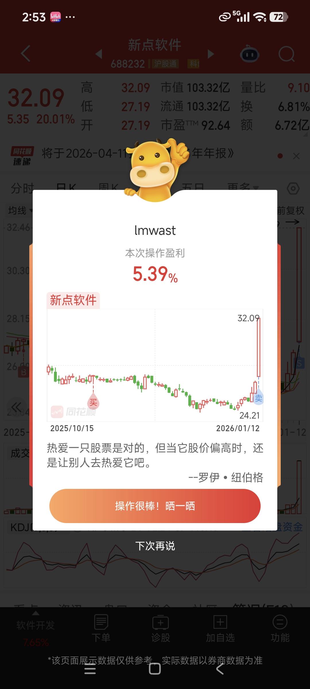 不知是否卖飞[奋斗][来看我]