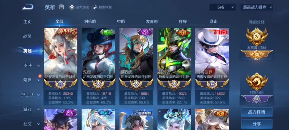 还有谁没上王者？