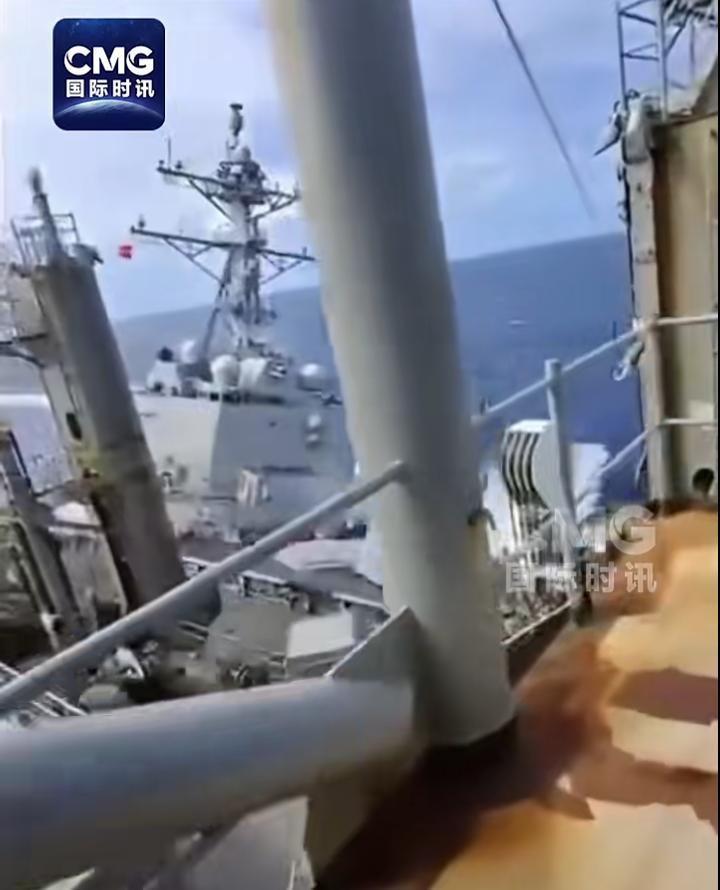 9000吨盾舰突然撞过来，美军水兵尖叫连连，五角大楼知道麻烦大了
2月11日，两