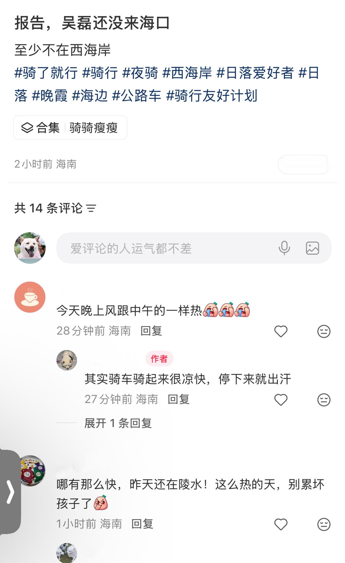 海口网友等朋友似的在等待吴磊《报告吴磊还没到海口》《这么热的天 别累坏孩子了》《