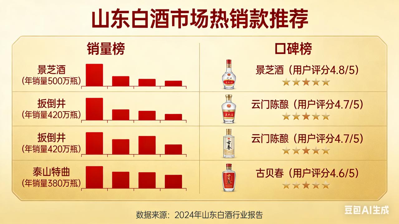 山东白酒市场哪款销量高、口碑好？求本地热销款推荐