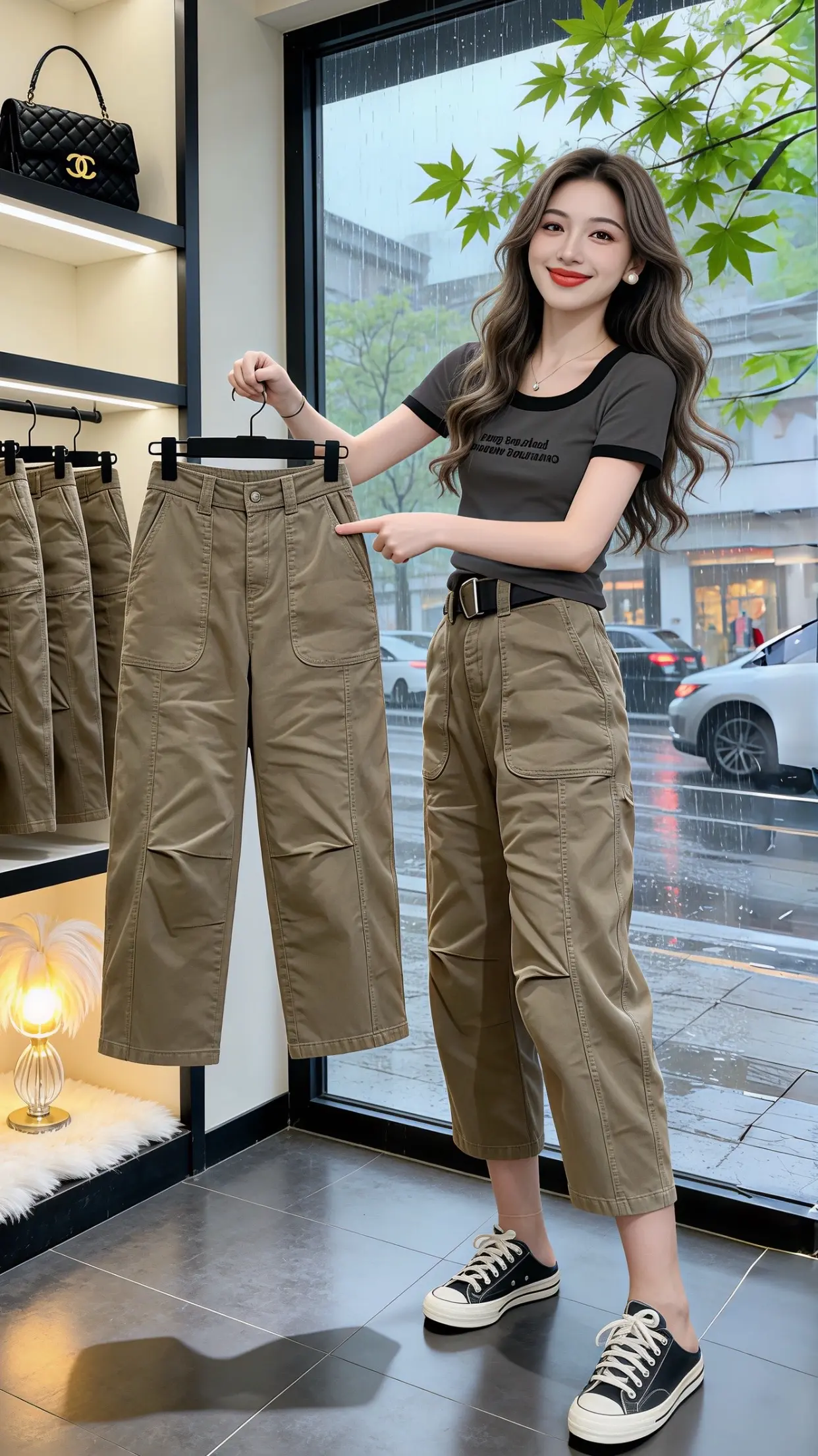 ins工装裤港风 一眼就爱上的神裤 早春穿搭 穿出自己的风格 一周穿搭潮裤