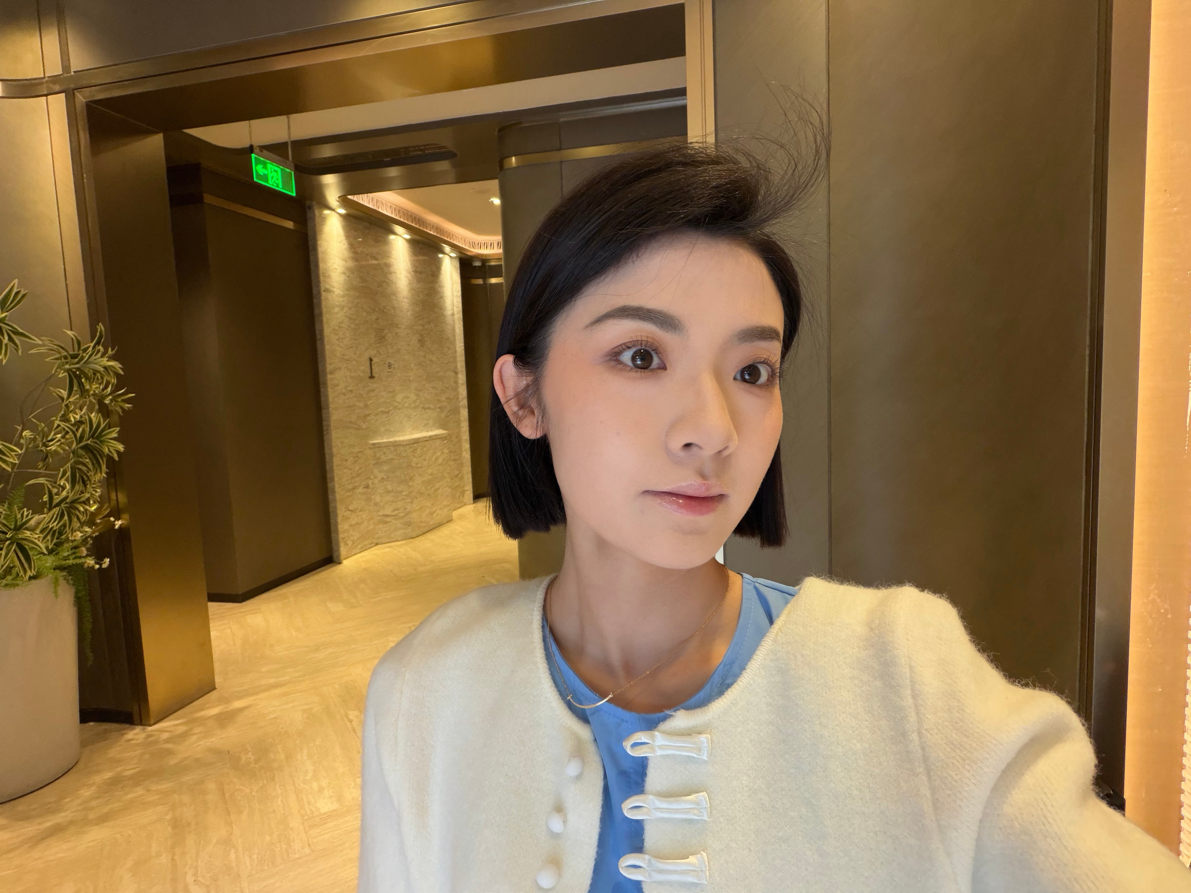 好倔强的呆毛～早安
