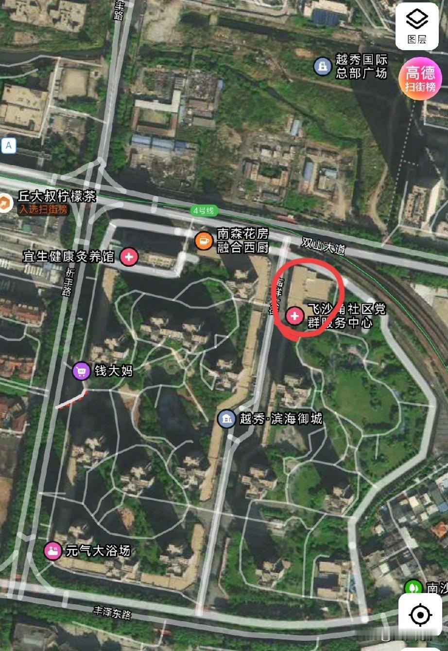 提前来给大家踩点南沙山姆云仓的位置了，之前以为会是在滨海御城商业那边，其实真正的