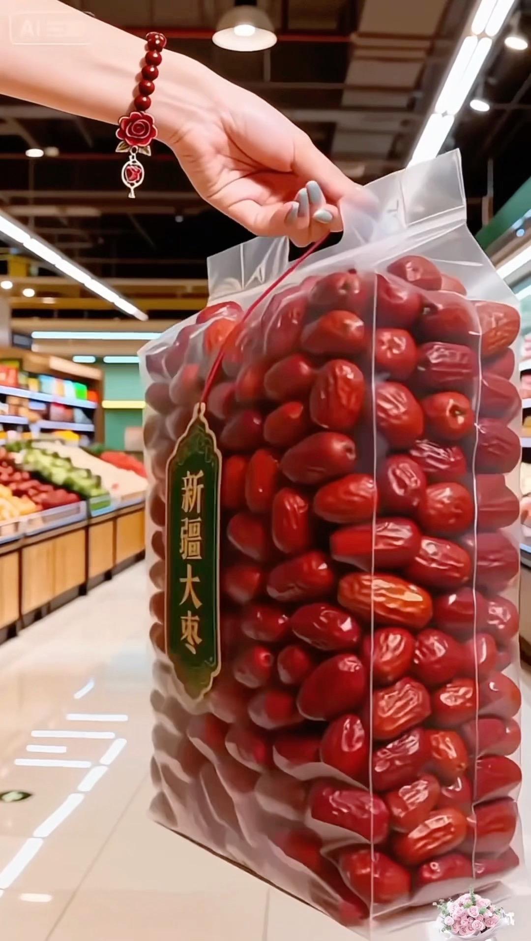 一口就爱上的软糯香甜的新疆大红枣也来卷了！