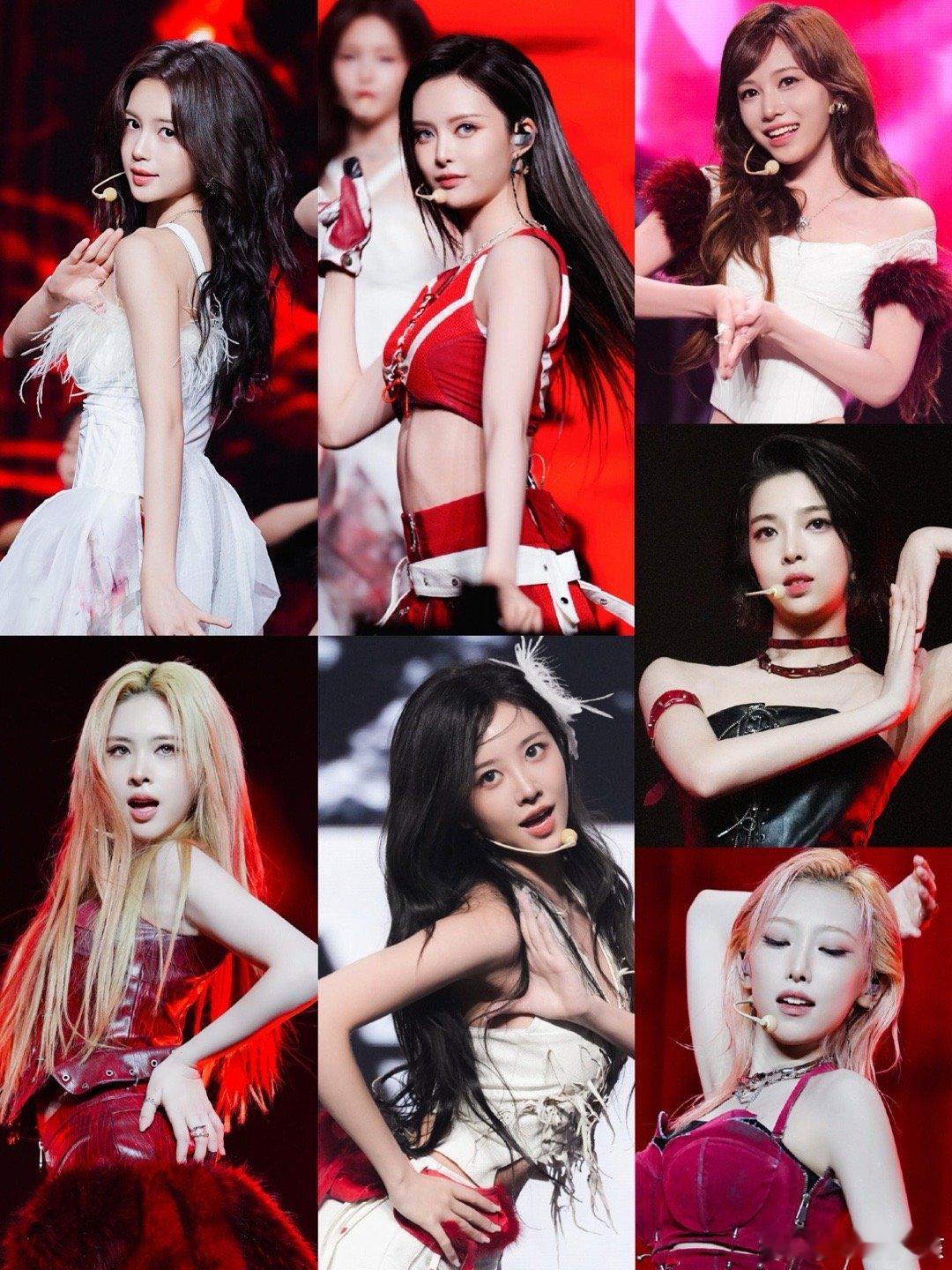 RED女团从黑夜跳到了白天 这不是简单的表演，而是一场体力与技巧的极限挑战，每一