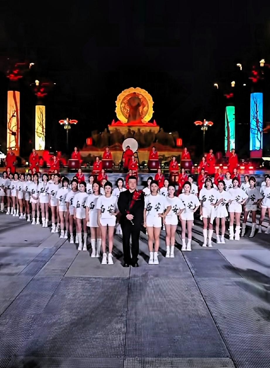 木森大舞台 ，大唐不夜城直播，这个级别太高了，以前都是官方活动场地，说明木森直播