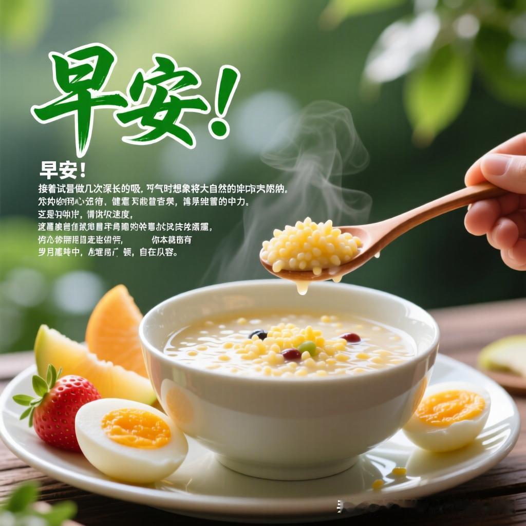 早安！当第一缕晨光透过窗帘的缝隙，温柔地洒在你的枕边，请别急着起身，先给自己一个
