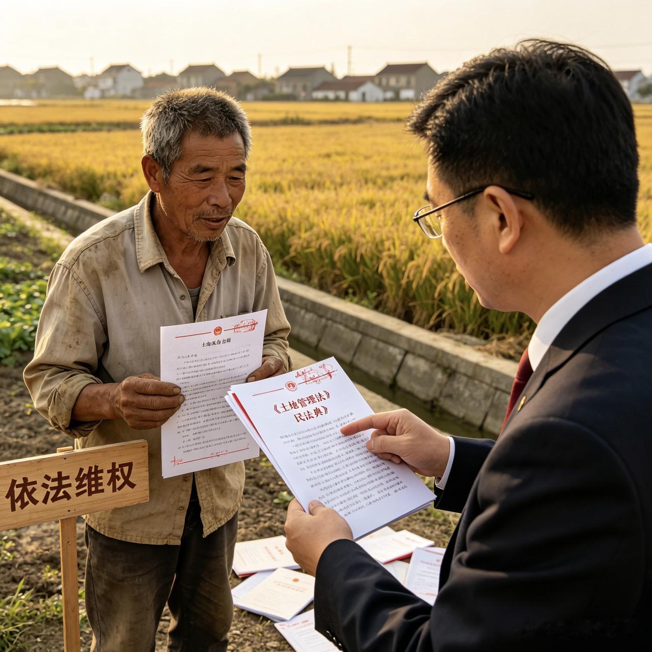 发生土地纠纷后，收集好土地确权证、承包合同、流转协议等凭证，保留现场照片、沟通记