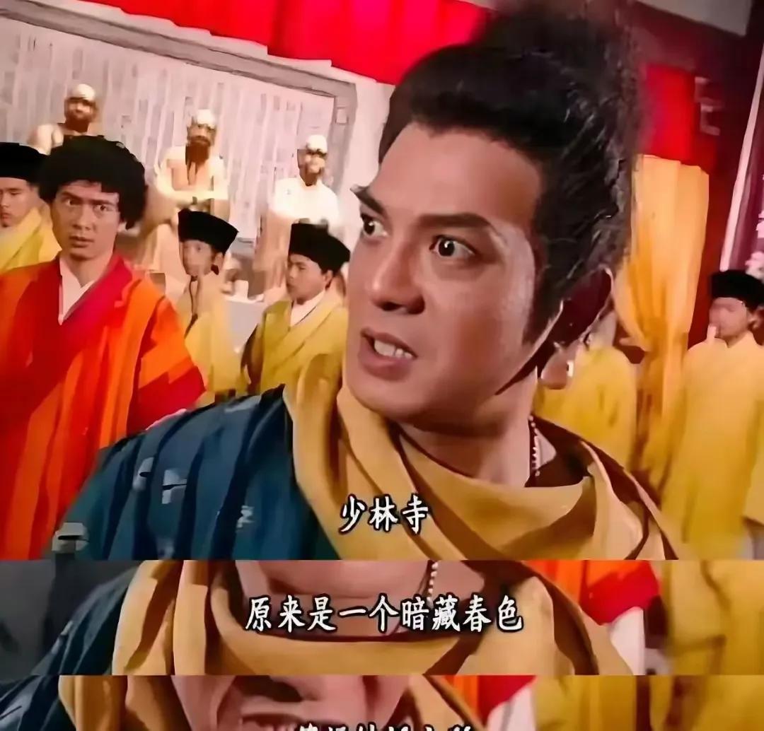 少林寺是一个暗藏春色，藏污纳垢之所。
释永信被带走调查，《天龙八部》里鸠摩智的一