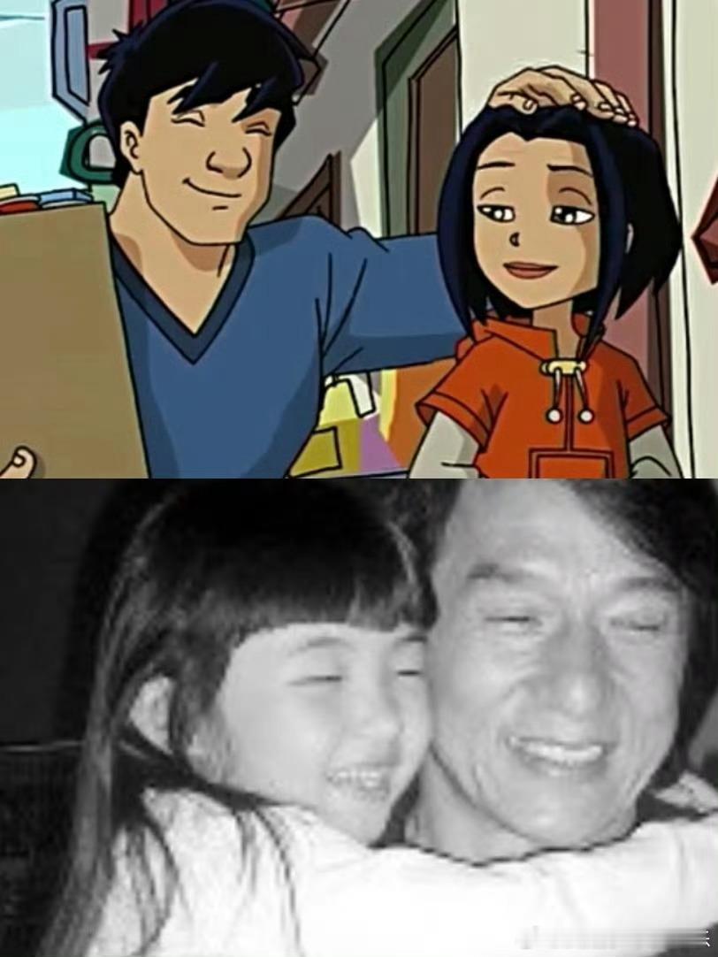 成龙张子枫拍电影好像龙叔和小玉 这行啊，支持拍《成龙历险记》真人版[开学季] 