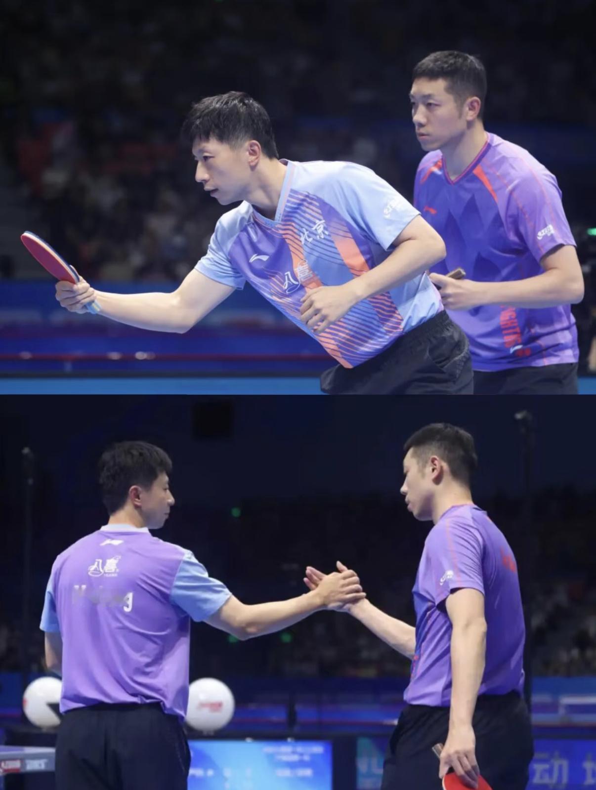 马龙许昕3比0林高远袁烜松2026长沙全锦赛男子双打林高远/袁烜松0-3马龙/许