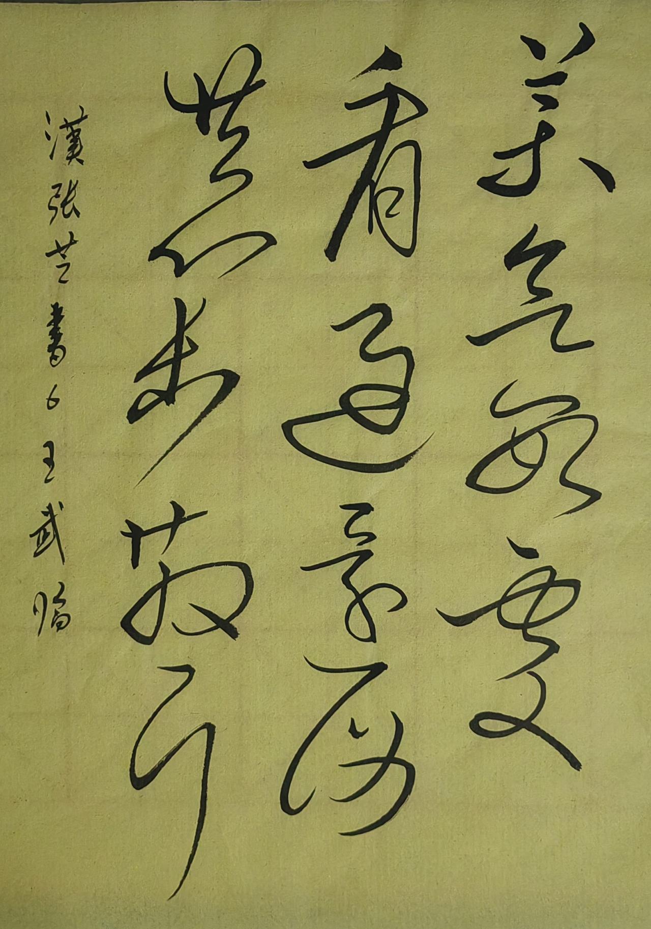 大家来交流讨论草书笔走龙蛇
