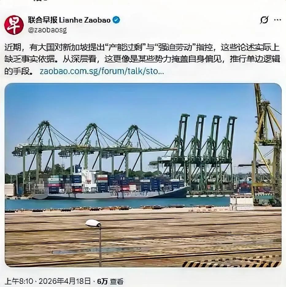 现在没人帮新加坡说话的了
美国又搞301调查了，这次连新加坡都没放过！张口就扣“