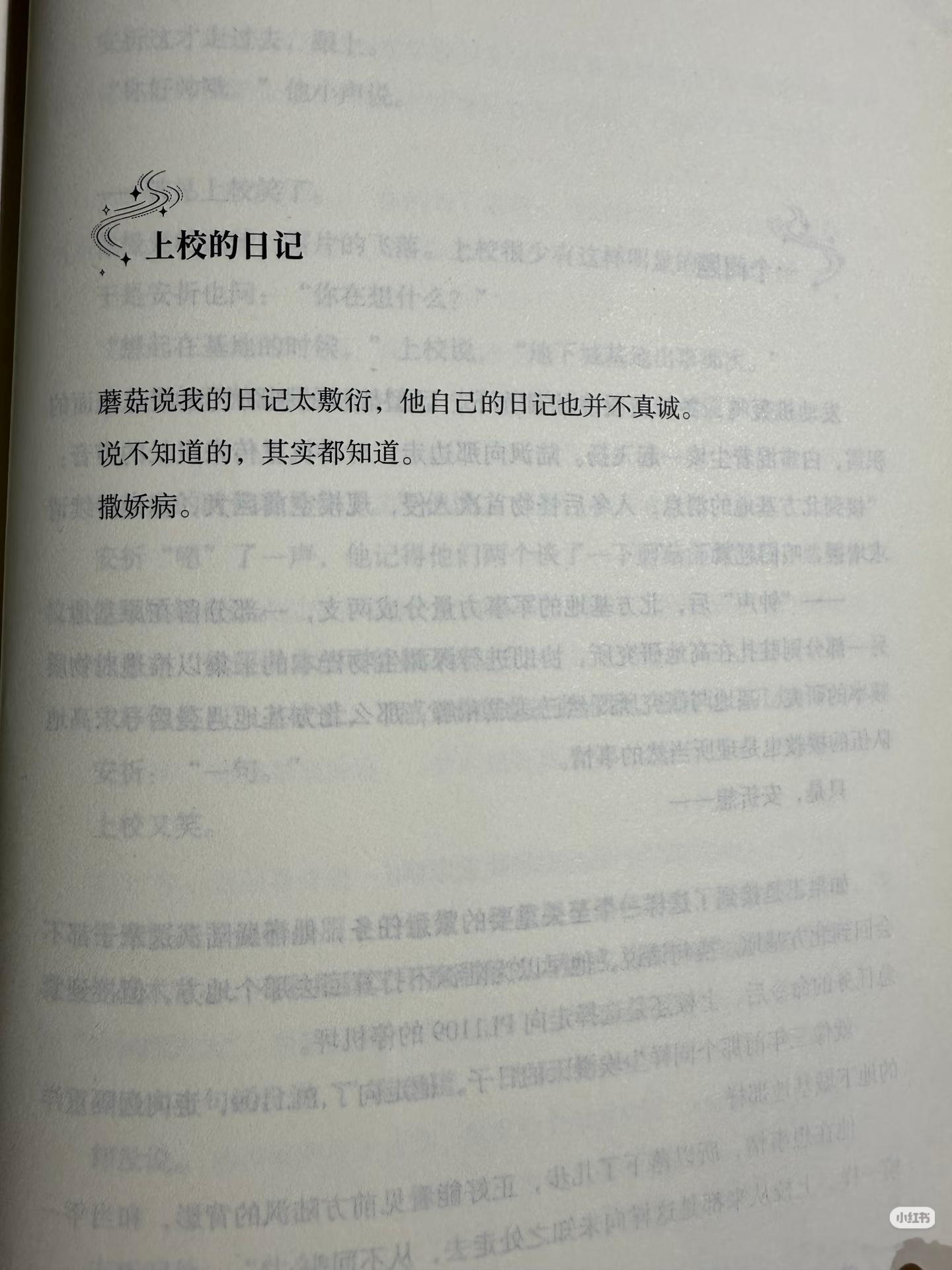 好像以上校的日记做结尾是再合适不过的事情，有点心酸，有点幸福，永恒的孤独和永恒的