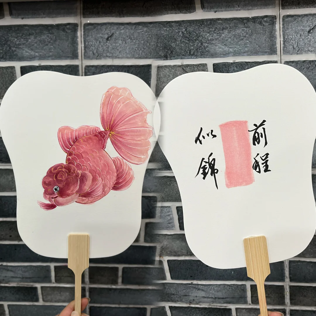 创意团扇 这么好看的扇子真的都想拥有