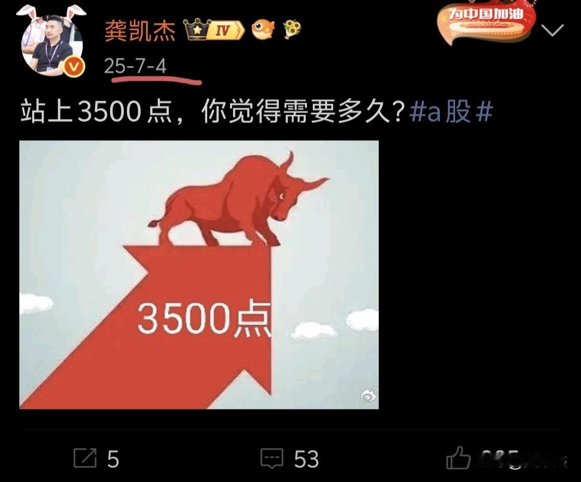 去年的今天，还在为3500点争夺！如今已经站上4000点，大家有啥真实感悟？