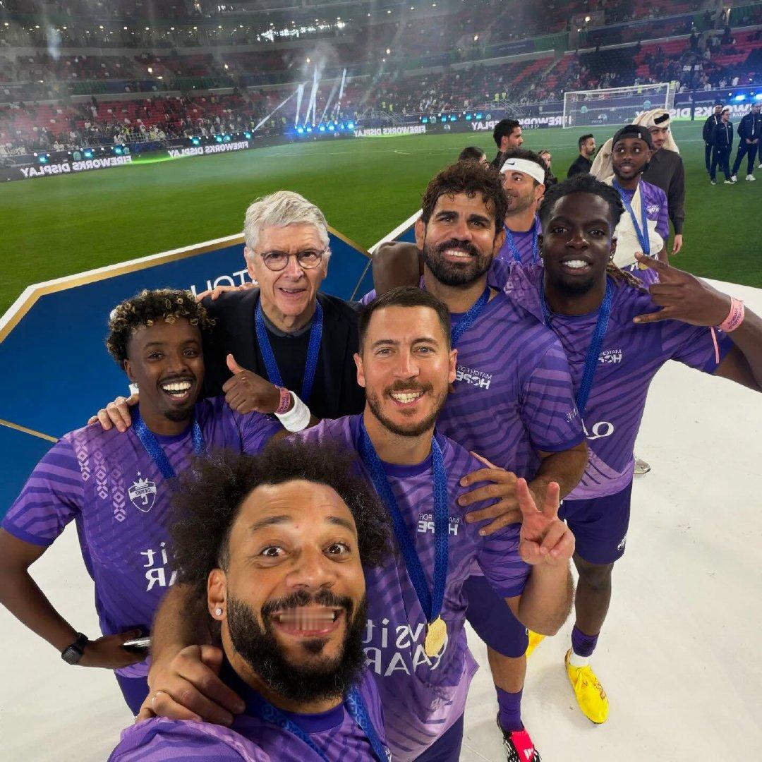 马塞洛和阿扎尔重聚。皇马旧将故事halamadrid