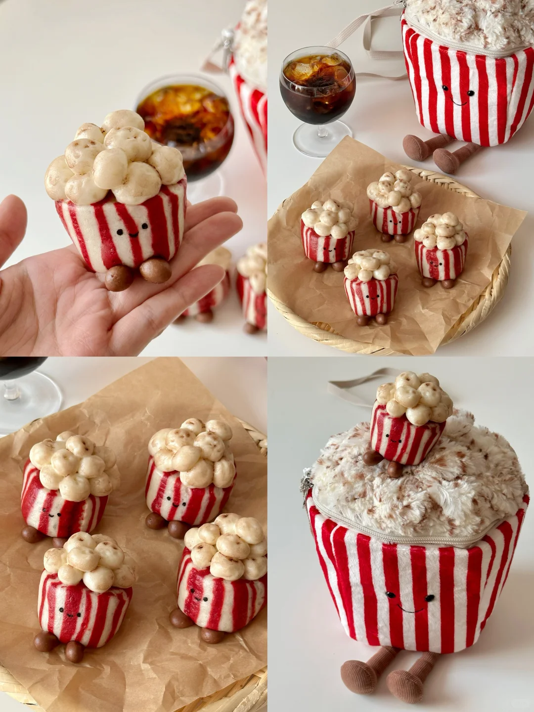 jellycat爆米花🍿小馒头