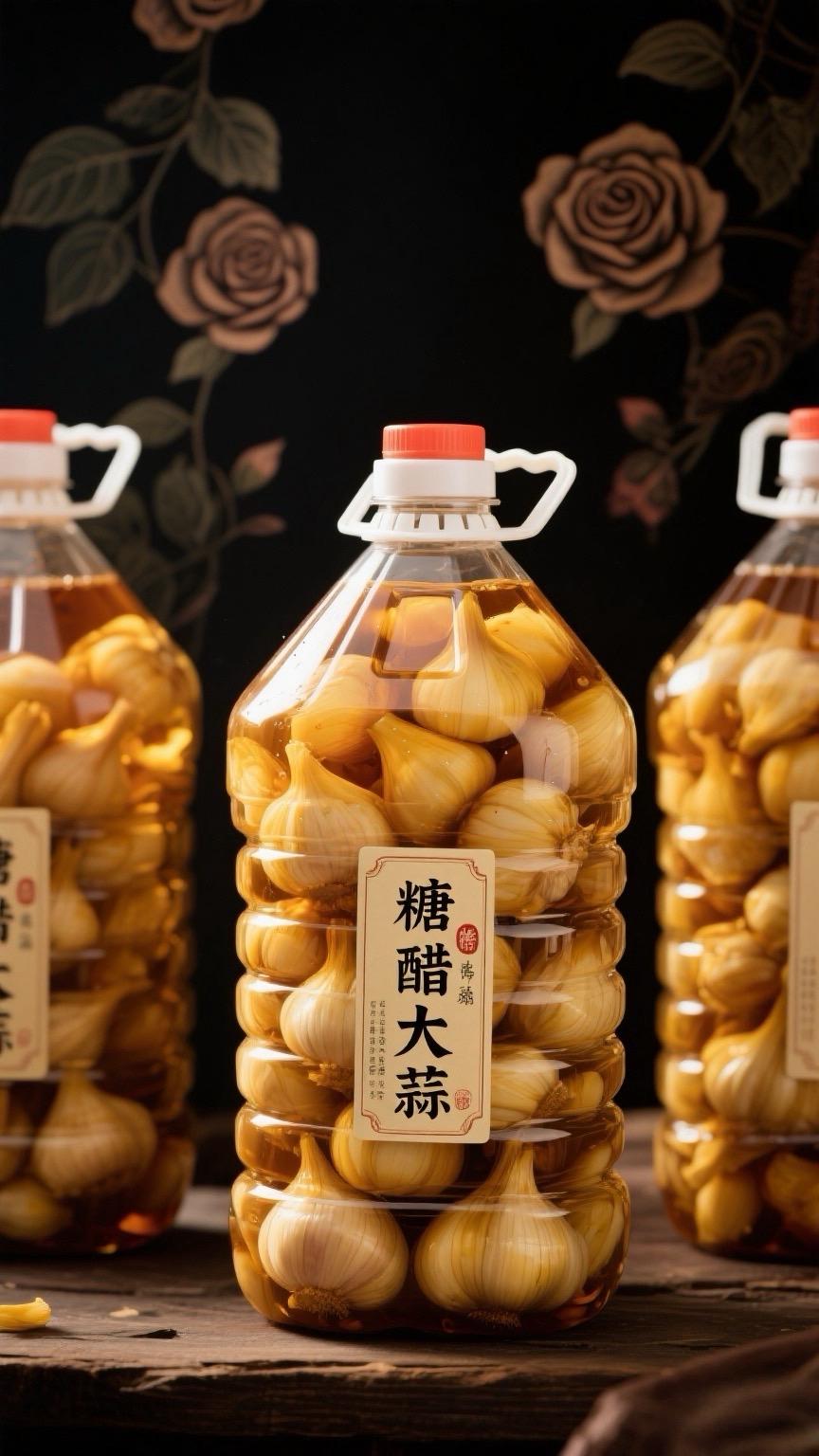 2斤糖醋蒜。救命！被同事按头安利的糖醋大蒜太绝了！精选饱满紫皮蒜腌制...