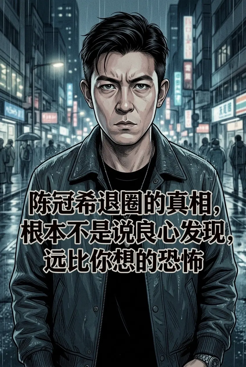 陈冠希退圈的真相，根本不是说良心发现，远。比你想的恐怖