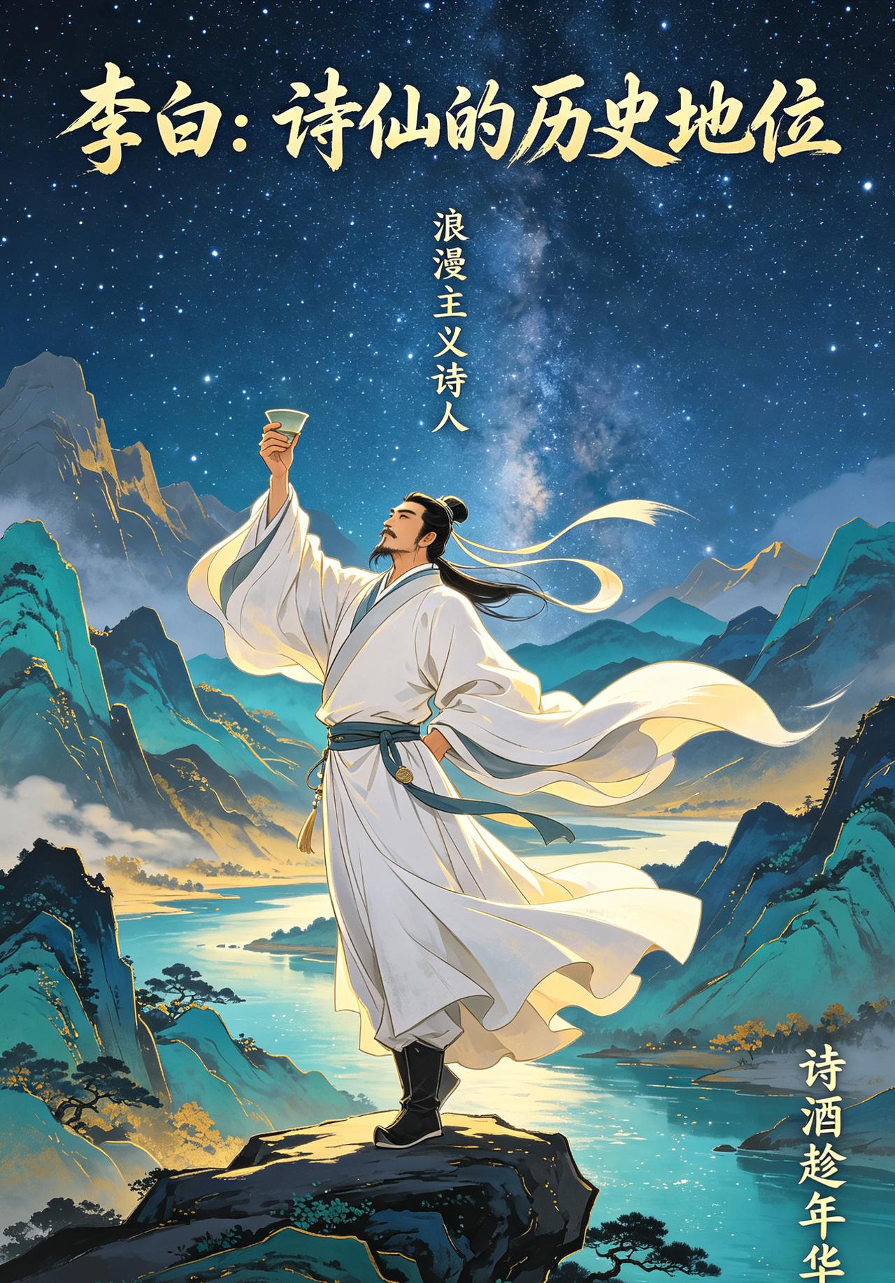 王安石，作为大政治家，自然有一点看不起李白，也是情理之中。
  但是，王安石评价