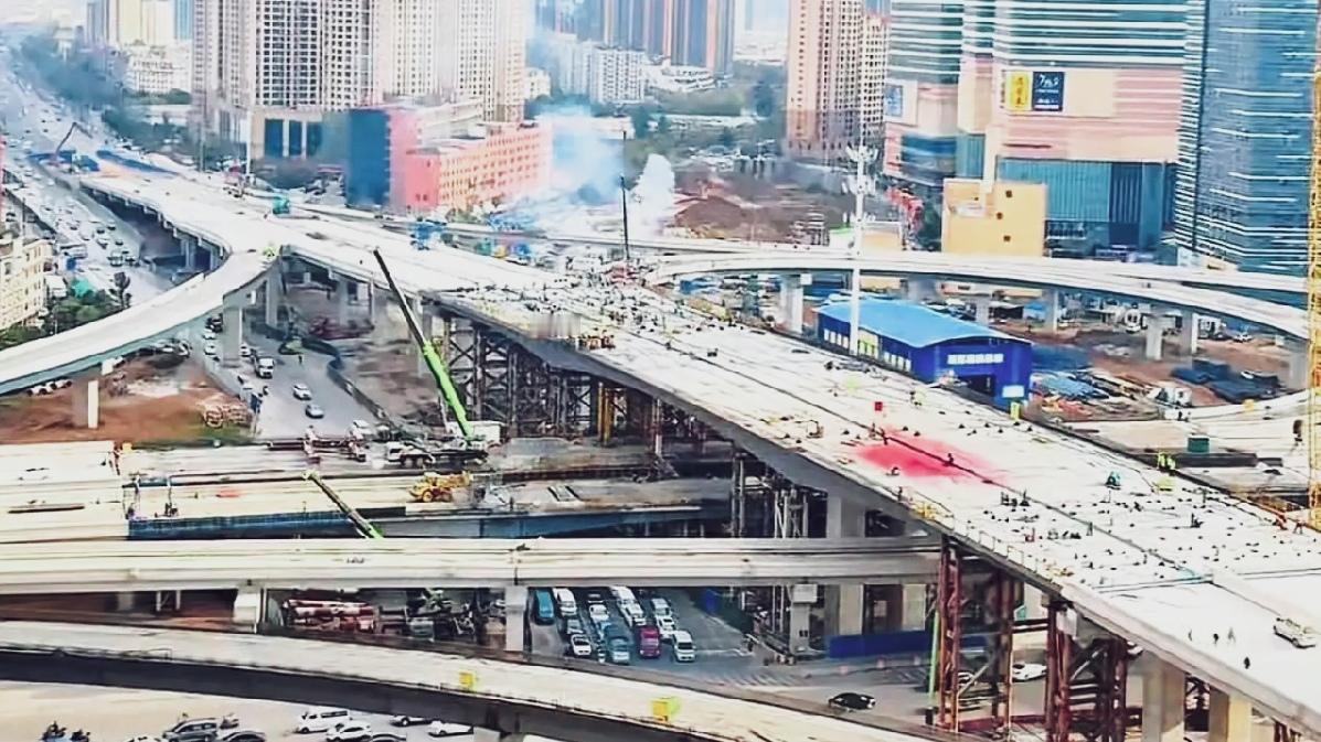 🔥恭喜恭喜！昆明广昌立交今日合拢！2026年4月通车提速南市区
 昆明三环闭合