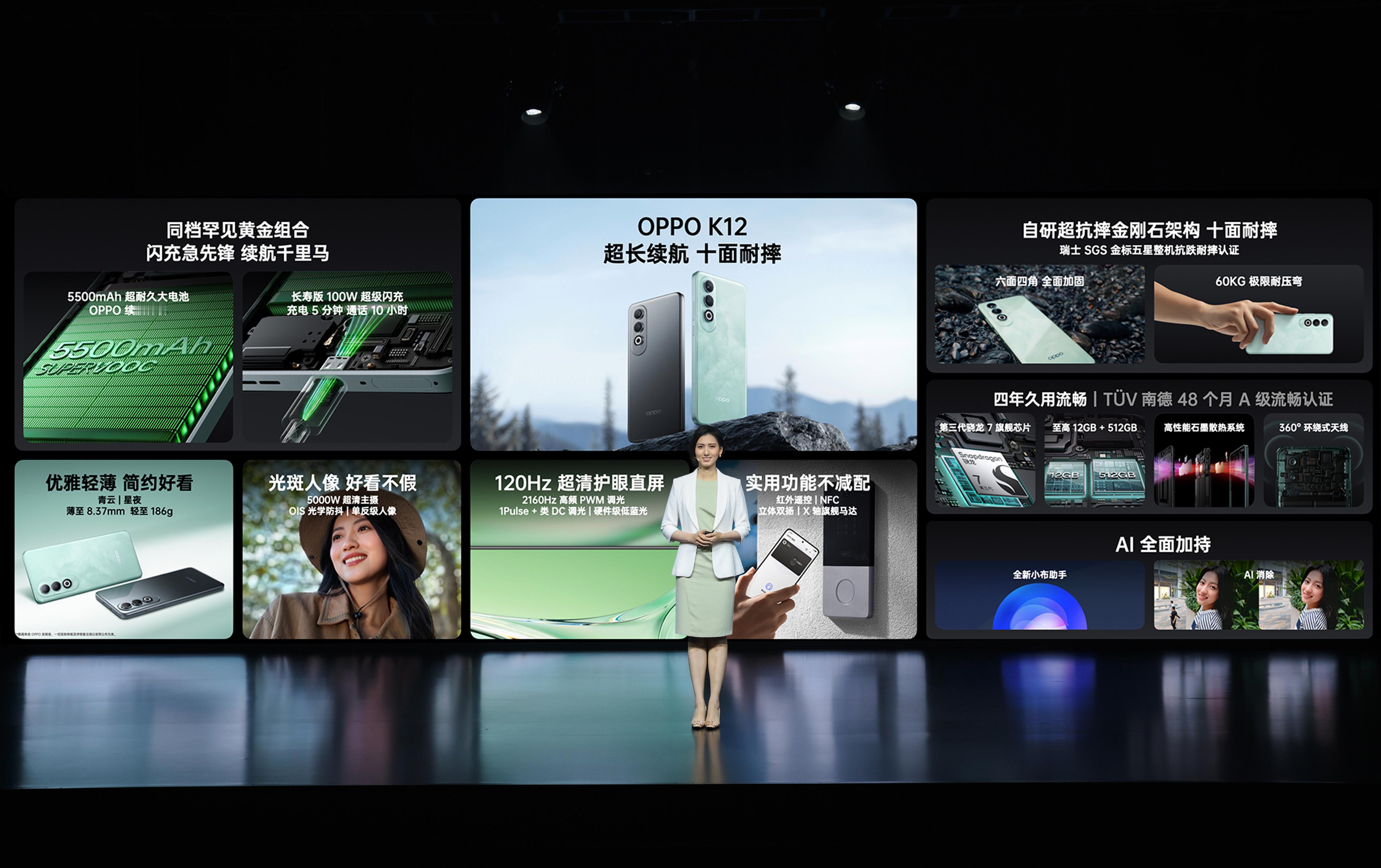 #OPPO K12#今日下午15:30开启预售，提供3个版本，大家觉得这价格怎么