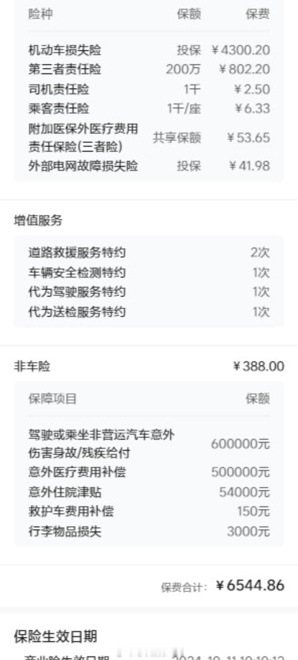 我的理想L6 Max准备买保险了带理想“服务无忧”7299，不带6000而且理想