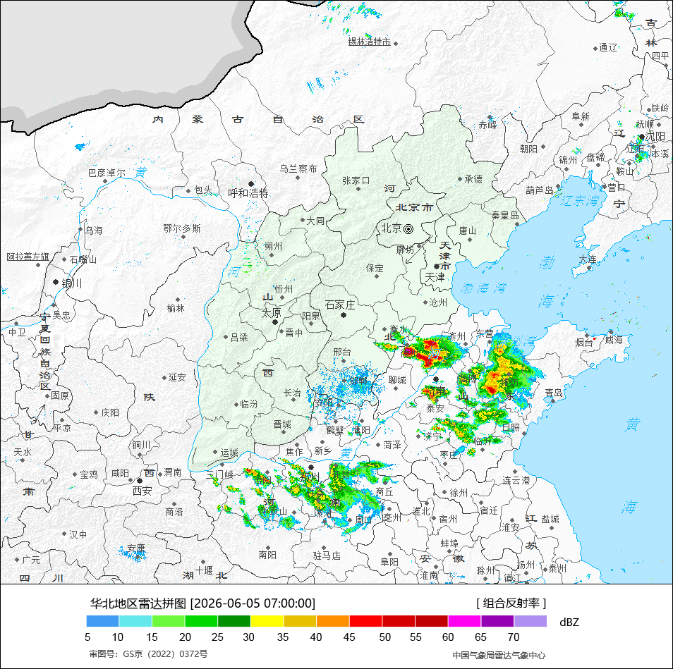 【强对流】昨天到今晨，南北方对流均活跃。北方在冷涡影响下，华北、西北地区东部、黄