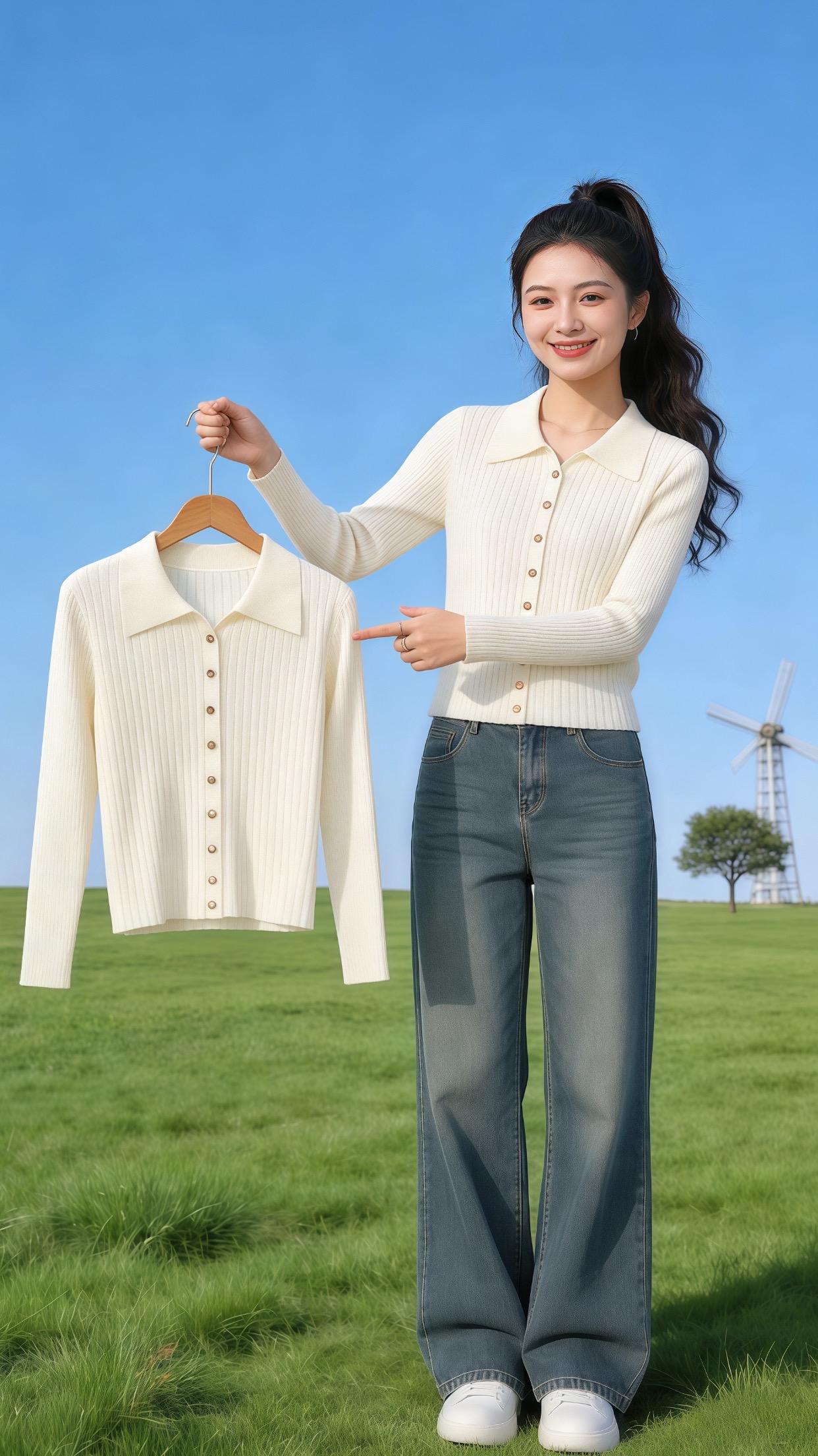 早春温柔风穿搭 早春基础款漂亮衣服分享 微胖身材早春也要穿得漂亮 早春...