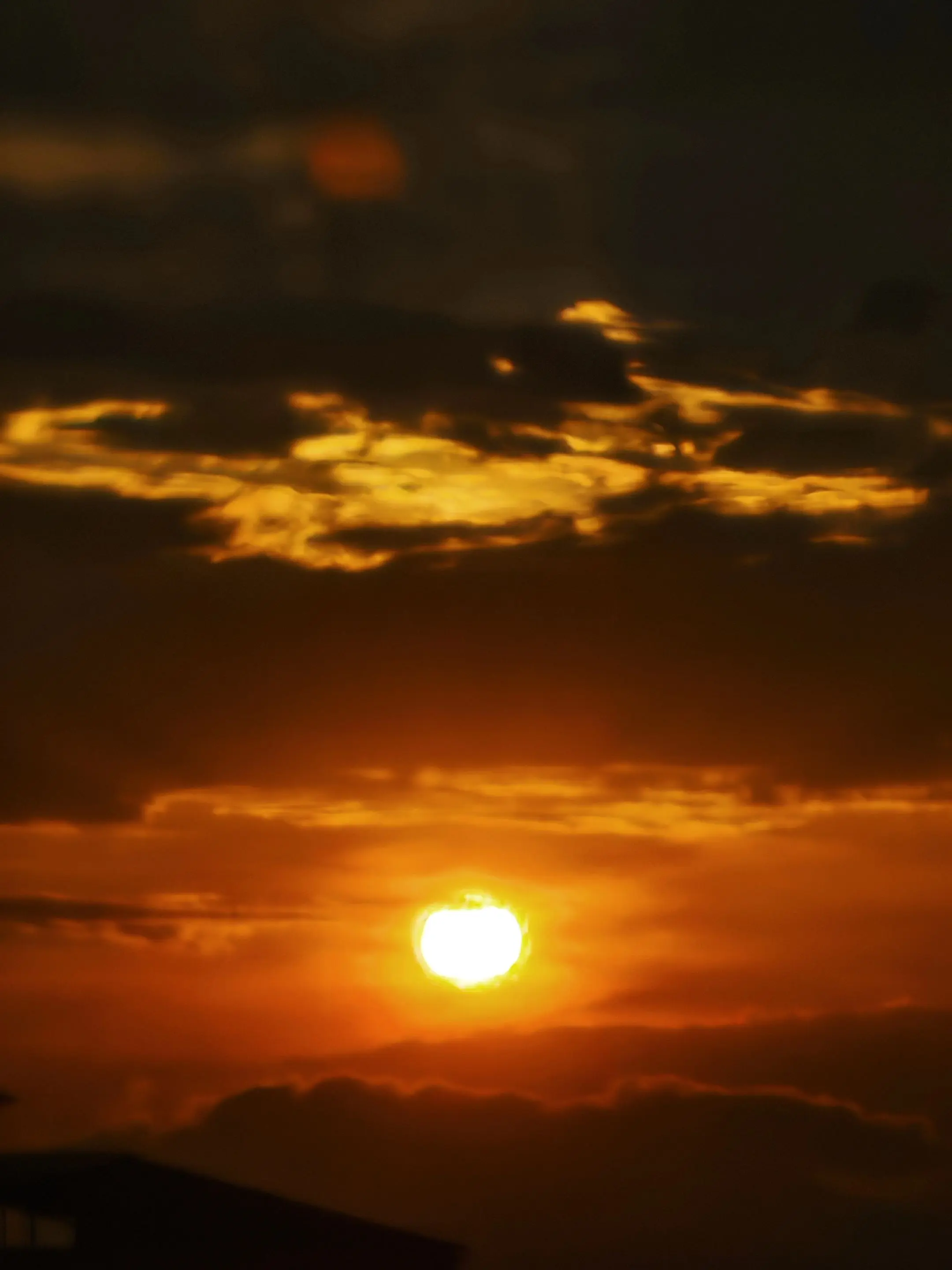 落日余晖映晚霞一抹夕阳美如画