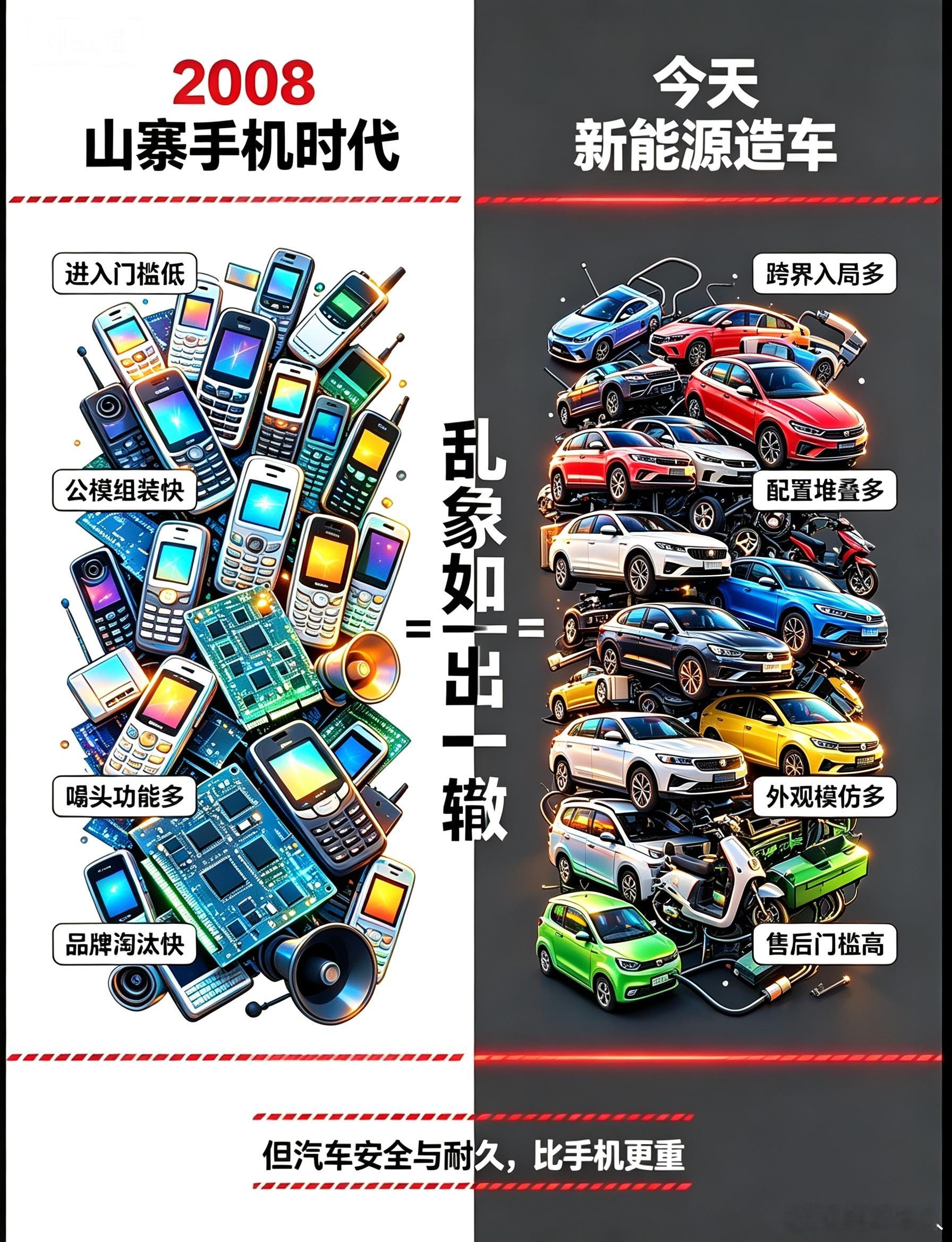 当年山寨机泛滥的时候一样，大家也不知道买哪个品牌，后来大浪淘沙就剩下现在还活着的