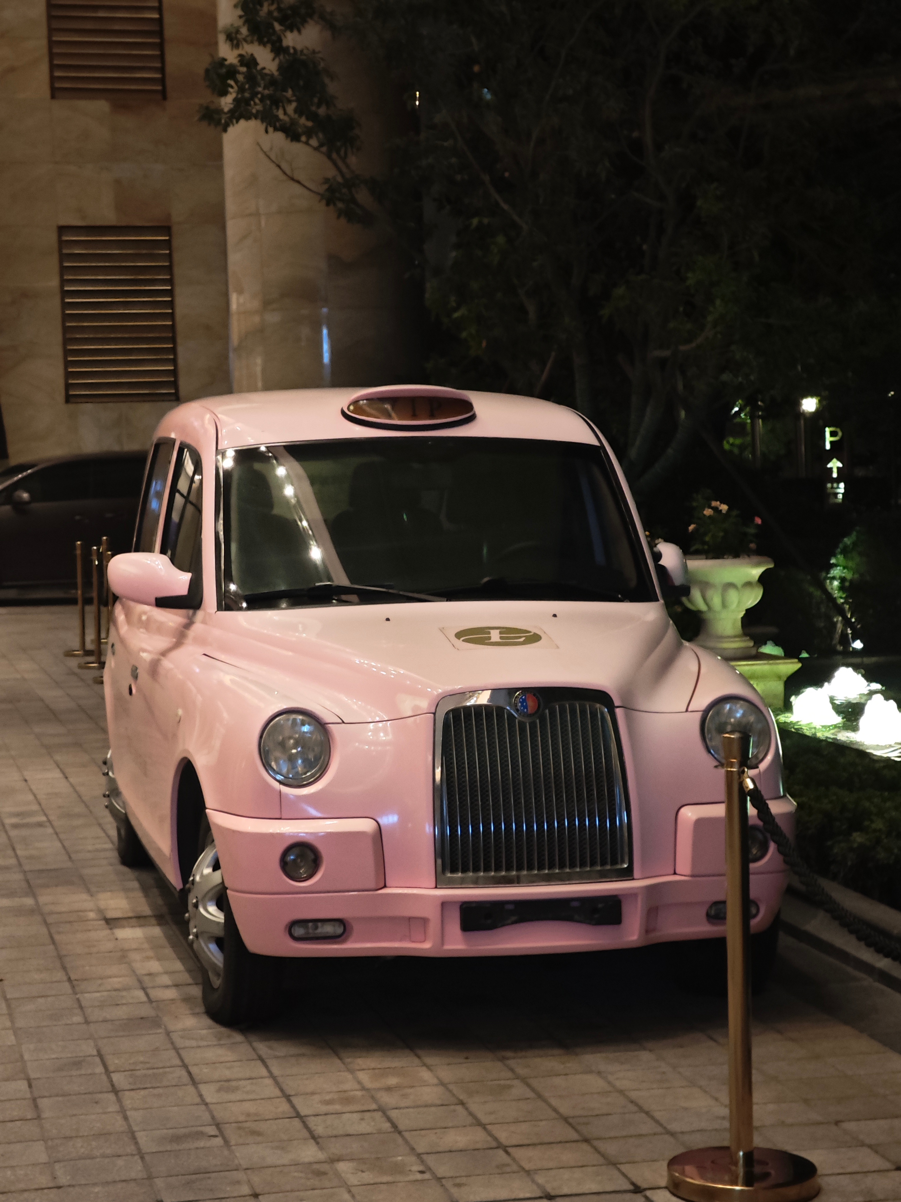 上海英伦出租车，粉色的可有点带劲 ​​​