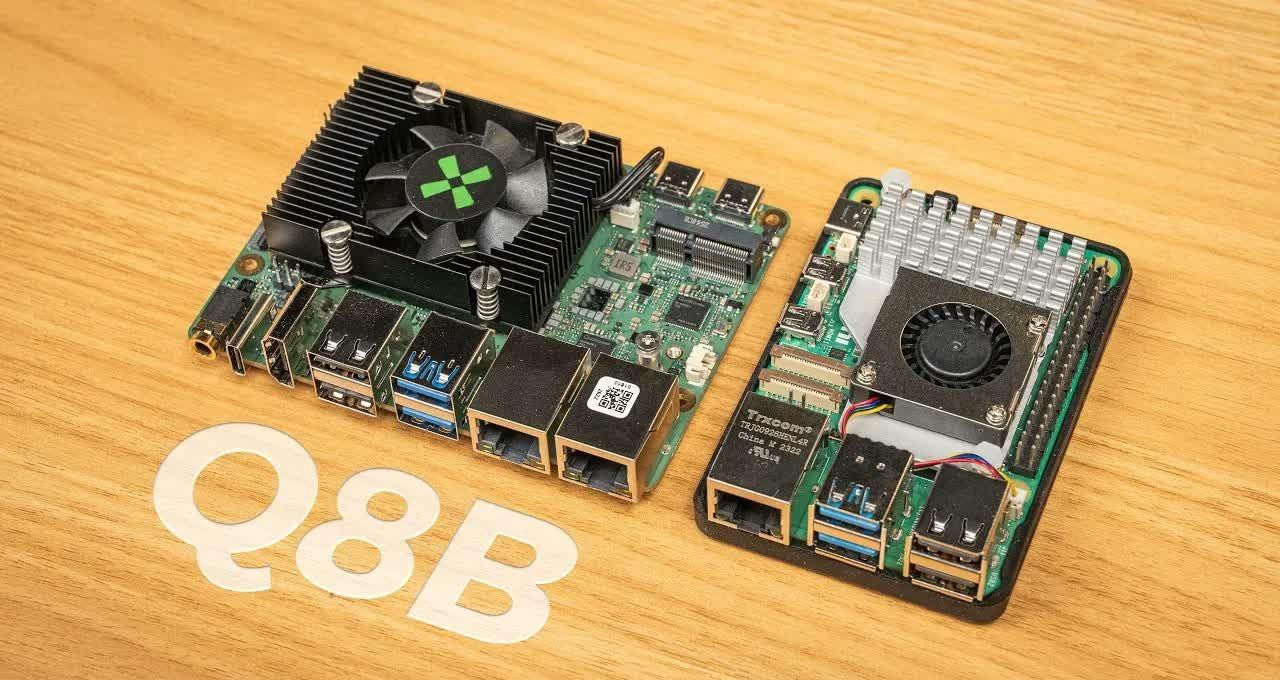 骁龙8cx Gen 3性能翻倍压制树莓派5 瑞莎Q8B实测 ​​​
