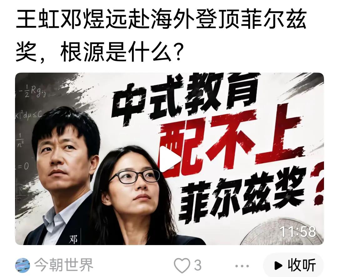 王虹、邓煜这么优秀的天才数学家，为什么不留在国内发展。