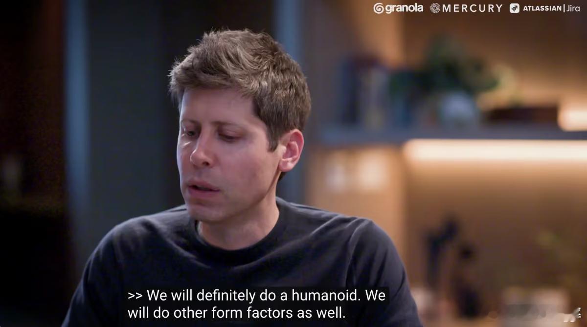 OpenAI 要造人形机器人了[钢铁侠]在近期播出的科技播客《Sources P