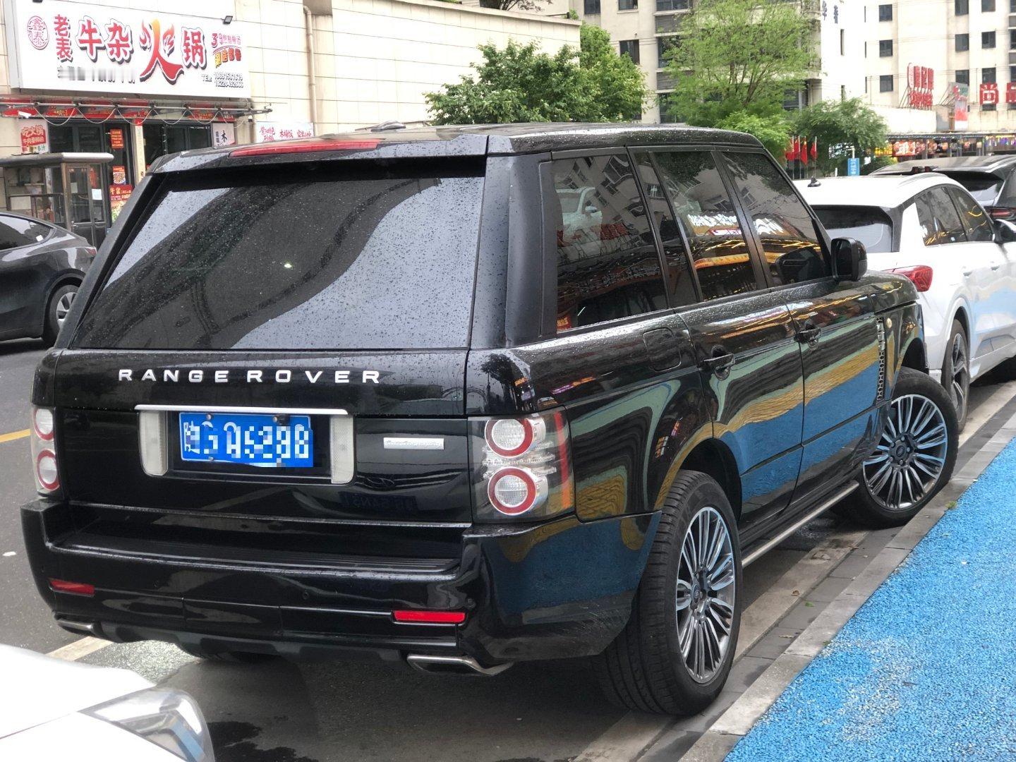 汽车汽车街拍我与汽车的日常路虎揽胜 路虎揽胜系列 安康