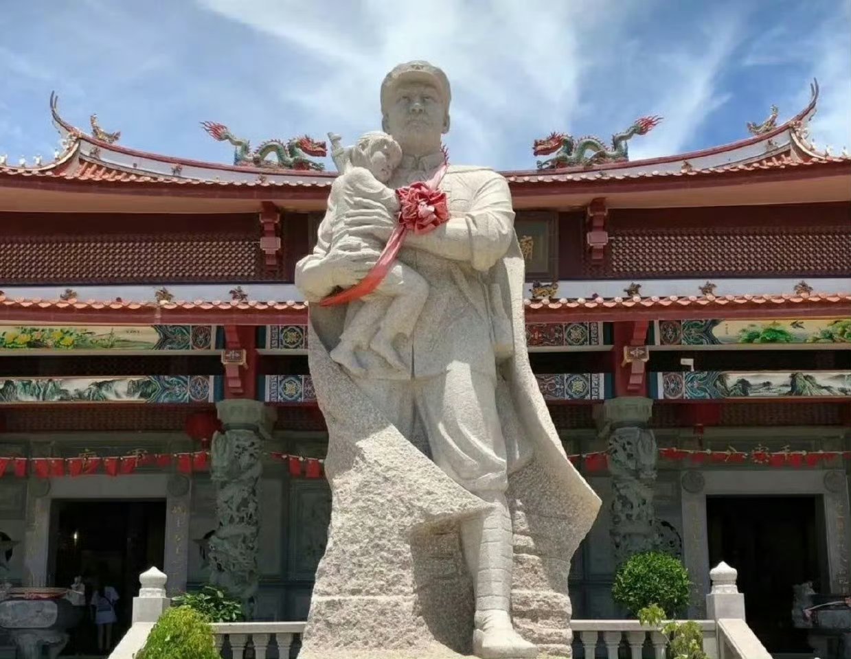 全国唯一的“解放军庙”。 