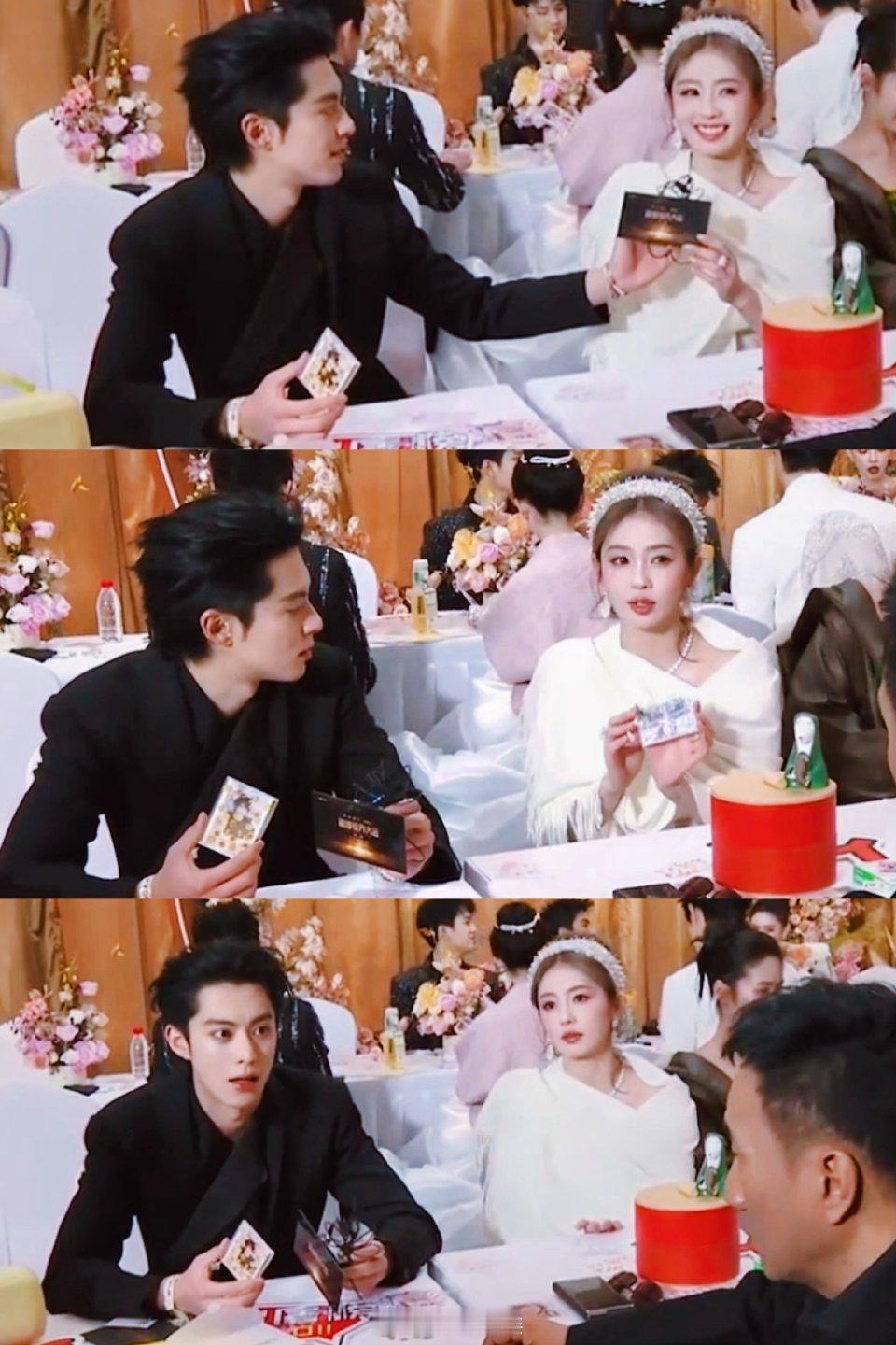 白鹿今天也太美了吧，这一身显得整个人好温柔，像神女[拜托][拜托]白鹿 美神 ​