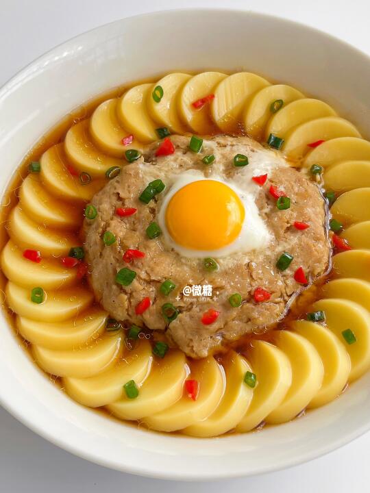年夜饭必做这道豆腐肉饼蒸蛋🔥好吃又好看‼️