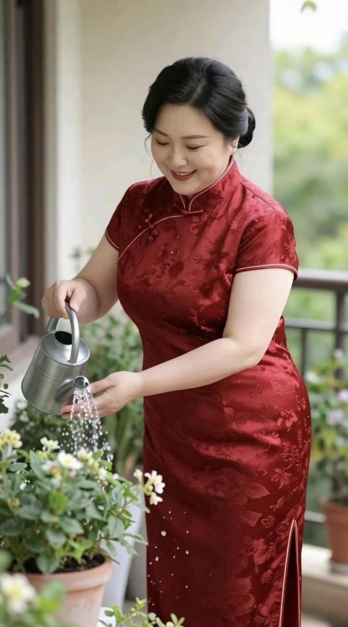 浇花堪比去绣花，
轻提水壶慢慢洒。
水浇多了易烂根，
凡事有度学问大。