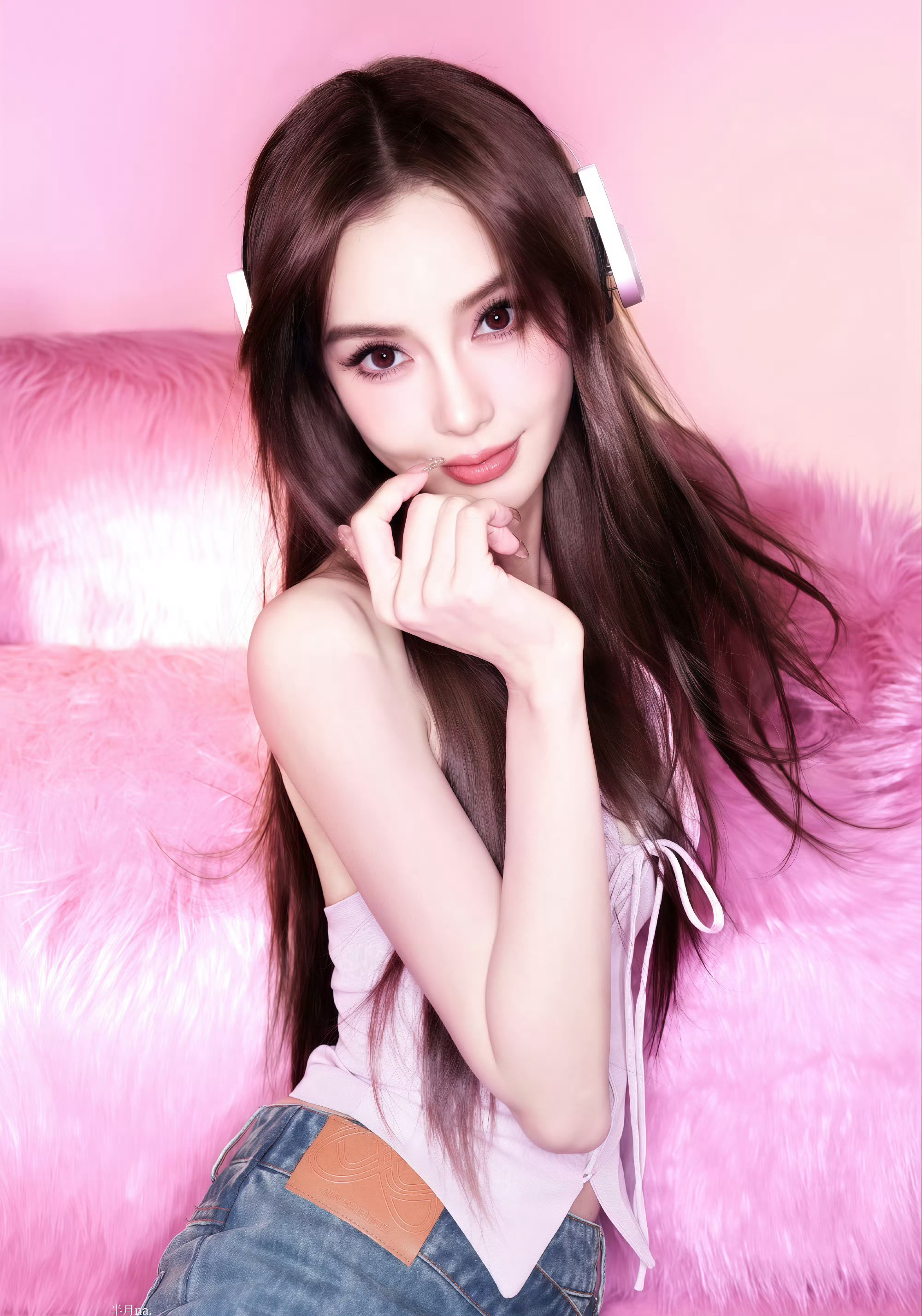 angelababy angelababy银裙高定 纽芝兰代言人angelaba