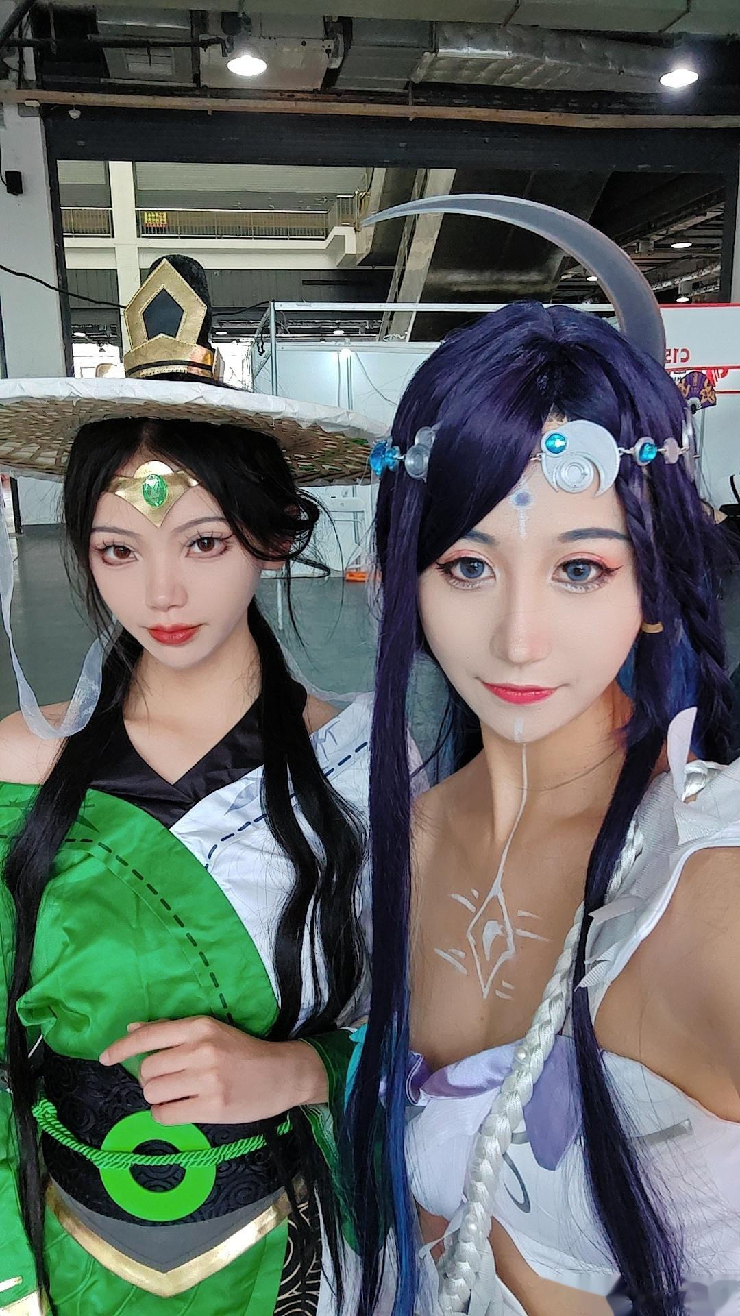 漫展是王者团！必上大分！！#cos##王者荣耀##海月# 发发集邮～​​​